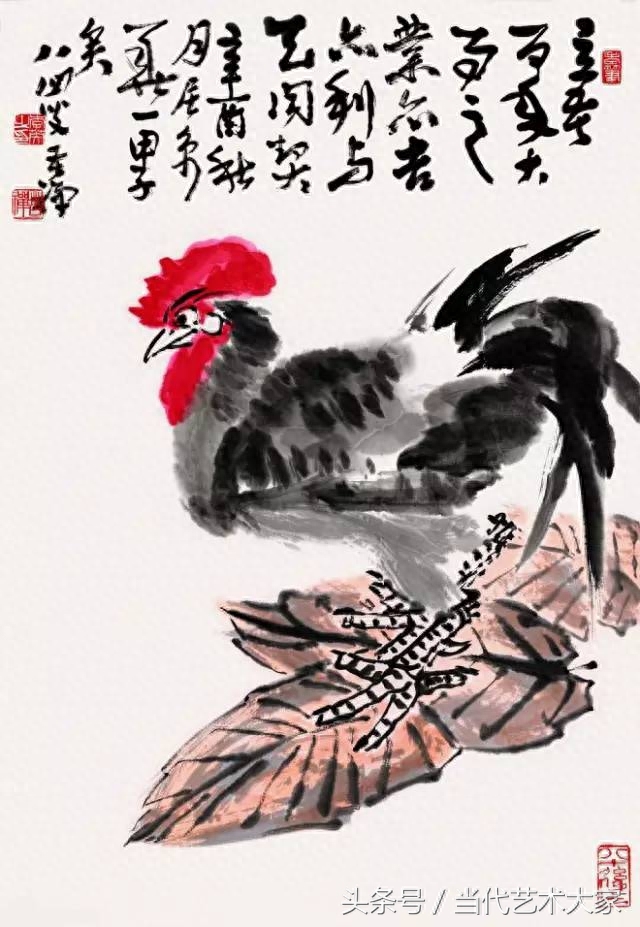 李苦禅国画作品赏析：酣畅淋漓，让人陶醉